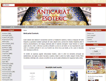 Tablet Screenshot of anticariat-esoteric.ro